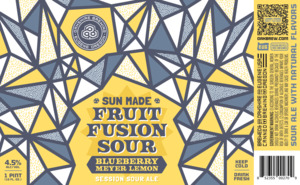 Oakshire Brewing Sun Made Fruit Fusion Blueberry Meyer Lemon