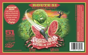 Route 51 Brewing Company Slaughter-melon January 2023