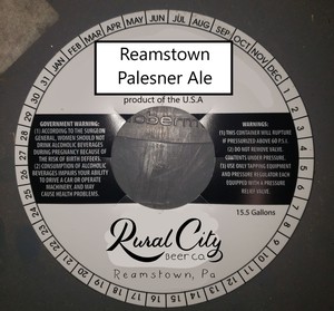 Rural City Beer Co. Reamstown Palesner Ale