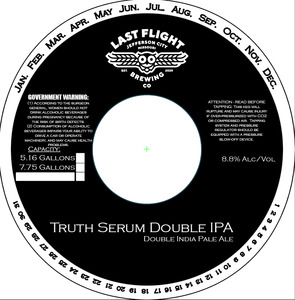 Truth Serum Double Ipa January 2023