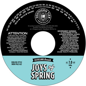 Southern Tier Brewing Company Joys Of Spring