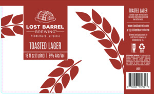 Lost Barrel Brewing Toasted Lager