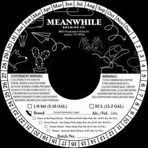 Meanwhile Brewing Co. Social Harmony-lager