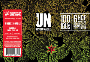 Revolution Brewing Unsessionable January 2023