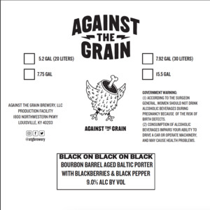 Against The Grain Black On Black On Black