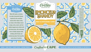 Cape May Brewing Co Limoncello Shandy January 2023