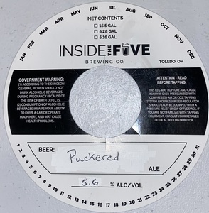 Inside The Five Brewing Puckered
