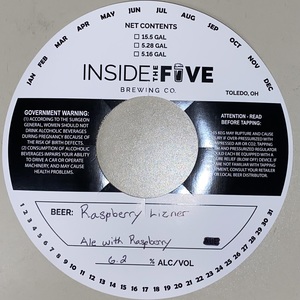 Inside The Five Brewing Raspberry Lizner