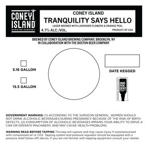 Coney Island Tranquility Says Hello