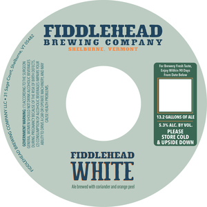 Fiddlehead Brewing Company Fiddlehead White