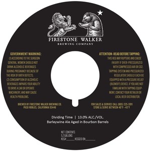 Firestone Walker Brewing Company Dividing Time