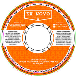 Ex Novo Brewing Company Enter Hypnosis January 2023