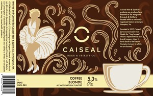 Caiseal Beer & Spirits Co. Coffee Blonde Ale January 2023