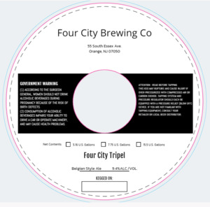 Four City Brewing Co Four City Tripel January 2023