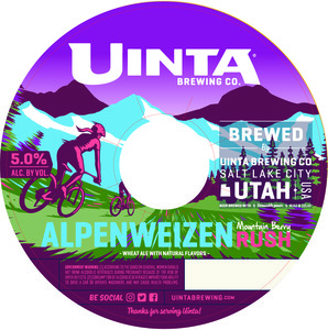 Uinta Brewing Co. Alpenweizen January 2023