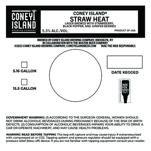 Coney Island Straw Heat January 2023