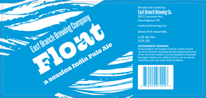East Branch Brewing Company Float A Session India Pale Ale January 2023