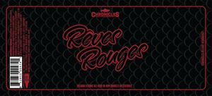 Sockeye Brewing Reve Rouges Belgian Strong Ale In Aged In Rum Barrels On Cherries
