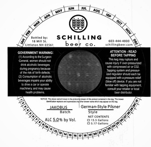 Schilling Beer Co. Jakobus
