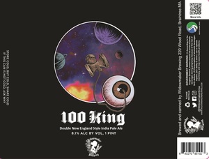 100 King Double New England Style India Pale Ale January 2023