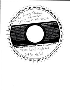 Taylors Brewing Company Taylors Kolsch Style Ale