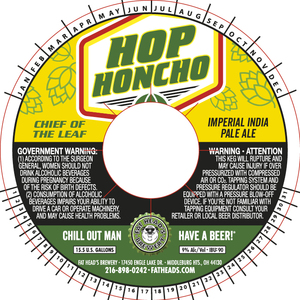 Fat Head's Brewery Hop Honcho Imperial India Pale Ale