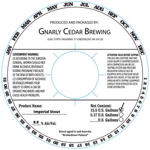 Gnarly Cedar Brewing Brokedown Palace