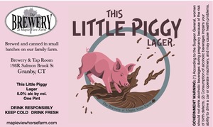 The Brewery At Maple View Farm This Little Piggy