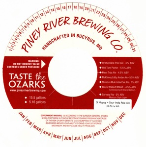 Piney River Brewing Co. Hoppy + Sour January 2023
