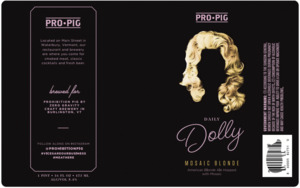 Prohibition Pig Daily Dolly January 2023