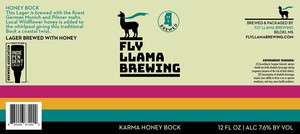 Fly Llama Brewing Karma Honey Bock