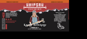 Whipsaw Brewing Knotty Brewnette Amber Ale 