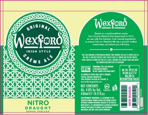 Wexford Irish Style Creme Ale Nitro January 2023