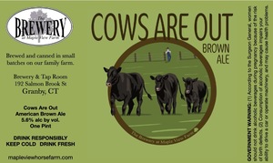 The Brewery At Maple View Farm Cows Are Out January 2023