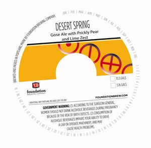 Foundation Brewing Company Desert Spring