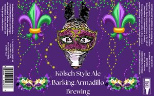 Barking Armadillo Brewing Kolsch Style Ale January 2023