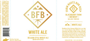Blackberry Farm Brewery White Ale February 2023