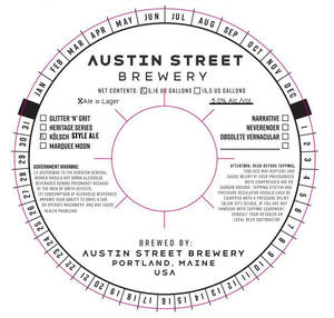 Austin Street Brewery Kolsch Style Ale