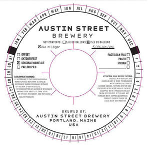 Austin Street Brewery Original Maine Ale
