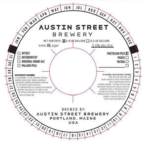 Austin Street Brewery Pactolian Pils January 2023