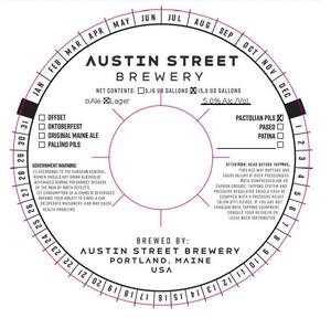 Austin Street Brewery Pactolian Pils January 2023