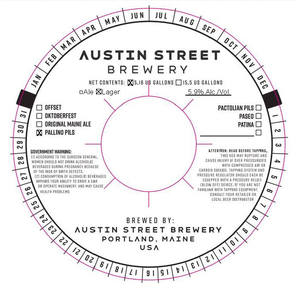 Austin Street Brewery Pallino Pils