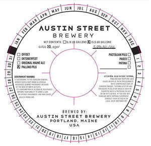 Austin Street Brewery Pallino Pils