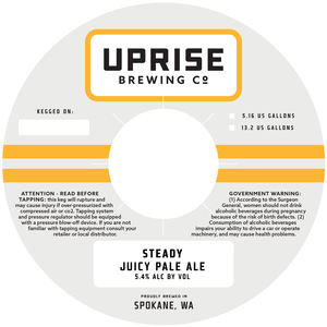 Uprise Brewing Co Steady Juicy Pale Ale