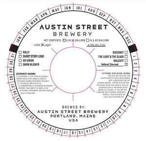 Austin Street Brewery Velvet Storme January 2023