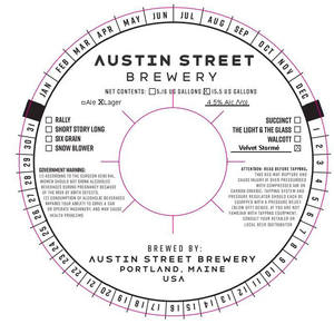 Austin Street Brewery Velvet Storme