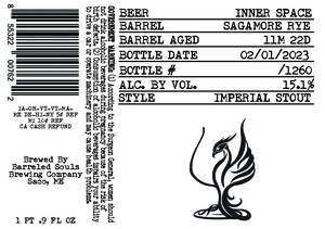 Barreled Souls Brewing Company Inner Space Rye