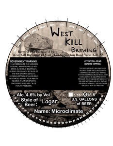 West Kill Brewing Microclimate