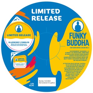 Funky Buddha Blueberry Cobbler