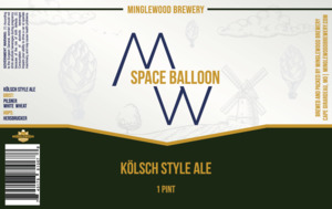 Minglewood Brewery Space Balloon February 2023